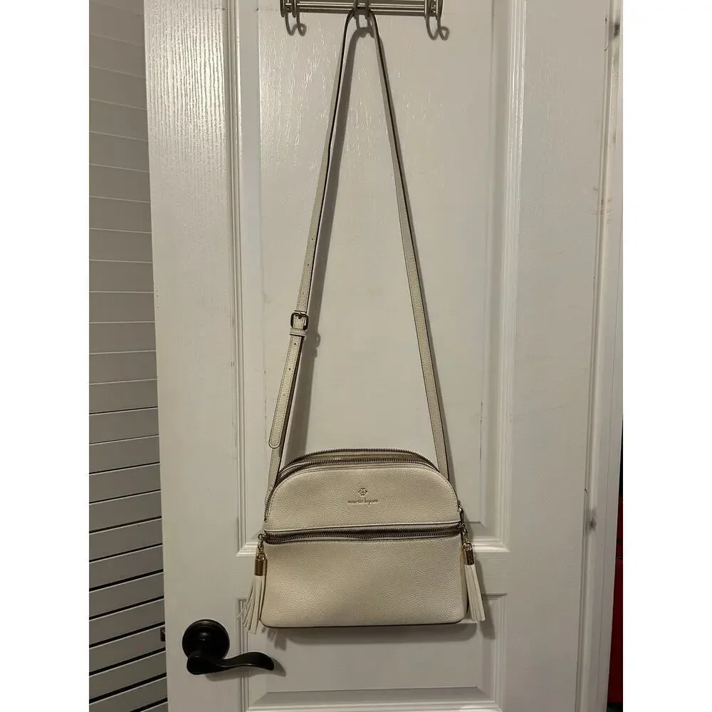 Nanette Lepore Crossbody Cream Bag